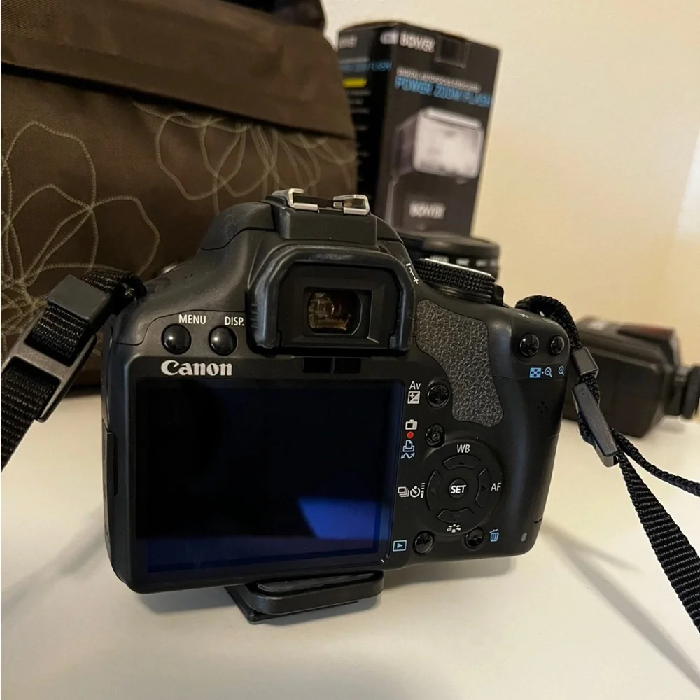 Canon EOS T1i Digital Camera with 2 Lenses and Flash